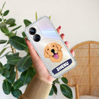 Dog Lovers Customize Transparent Silicon Case For Realme C55