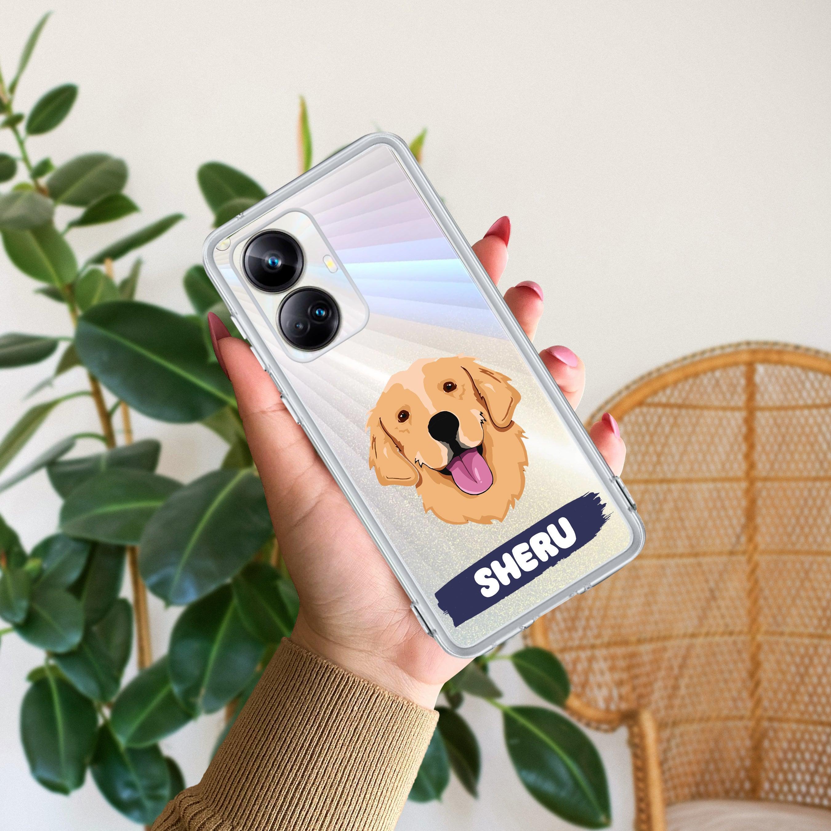 Dog Lovers Customize Transparent Silicon Case For Realme C55