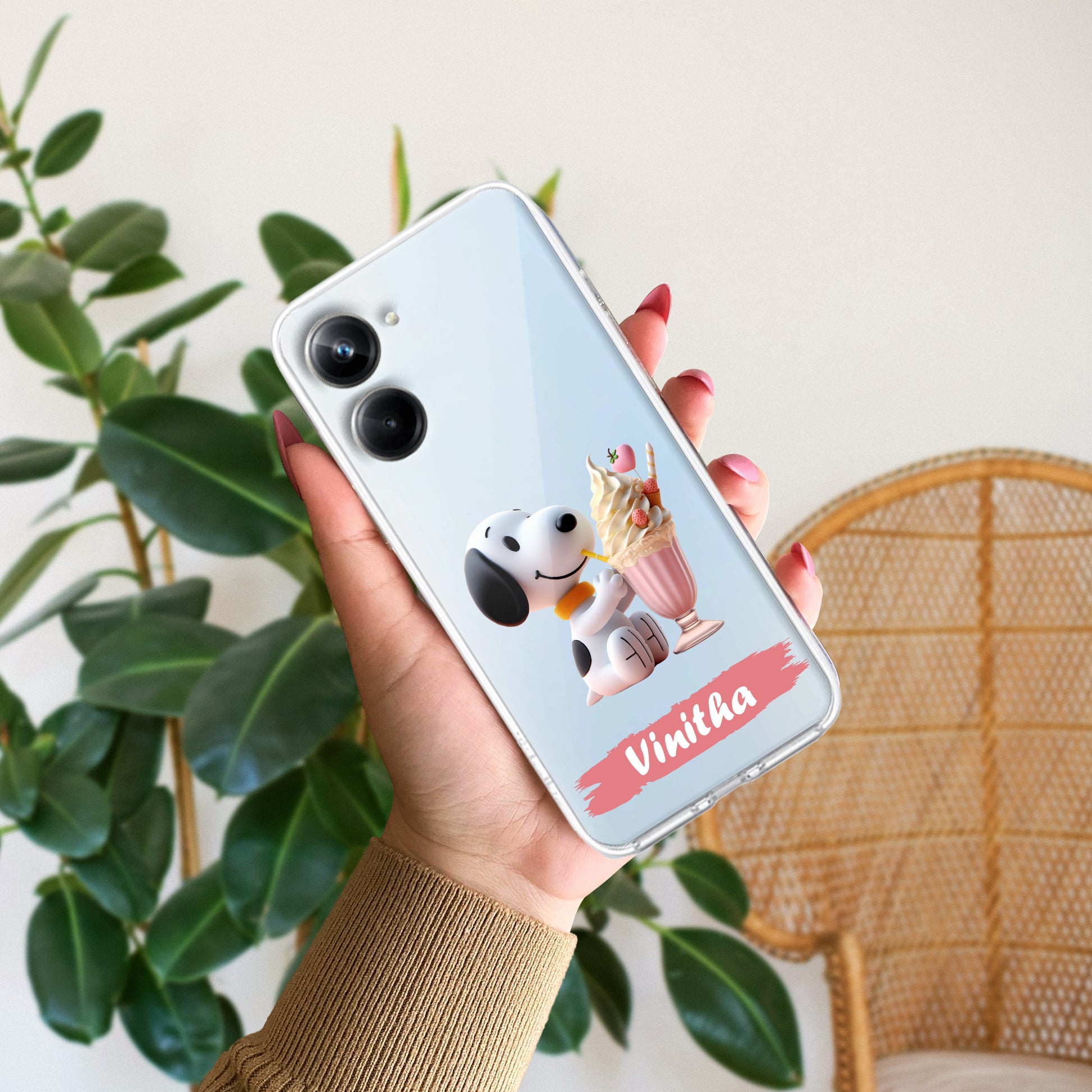 Dog Lovers Customize Transparent Silicon Case For Realme/Narzo ShopOnCliQ