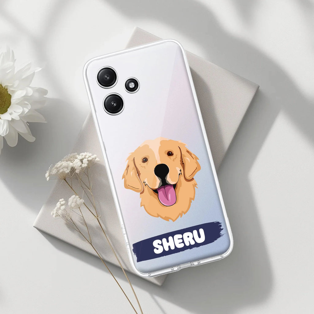 Dog Lovers Customize Transparent Silicon Case For Redmi Note 14 Pro Plus 5G