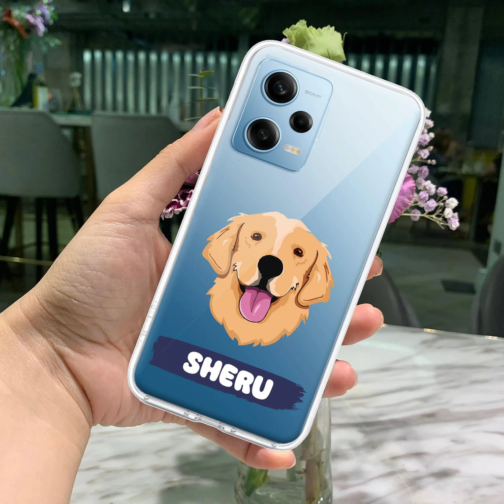 Dog Lovers Customize Transparent Silicon Case For Redmi Note 10 / 10S