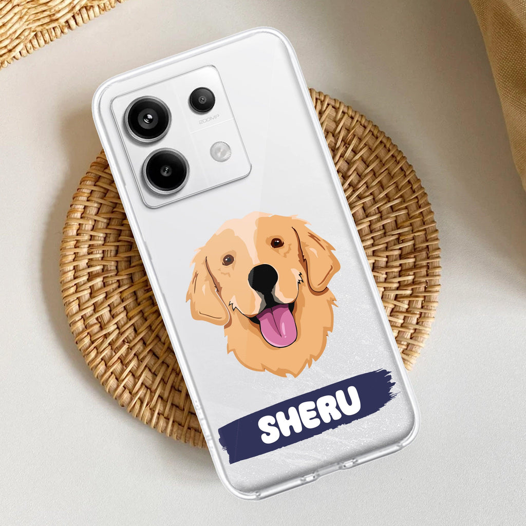 Dog Lovers Customize Transparent Silicon Case For Redmi/Xiaomi - ShopOnCliQ