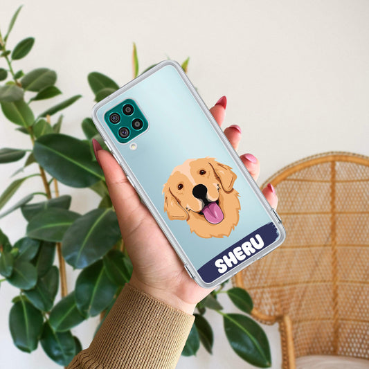Dog Lovers Customize Transparent Silicon Case For Samsung