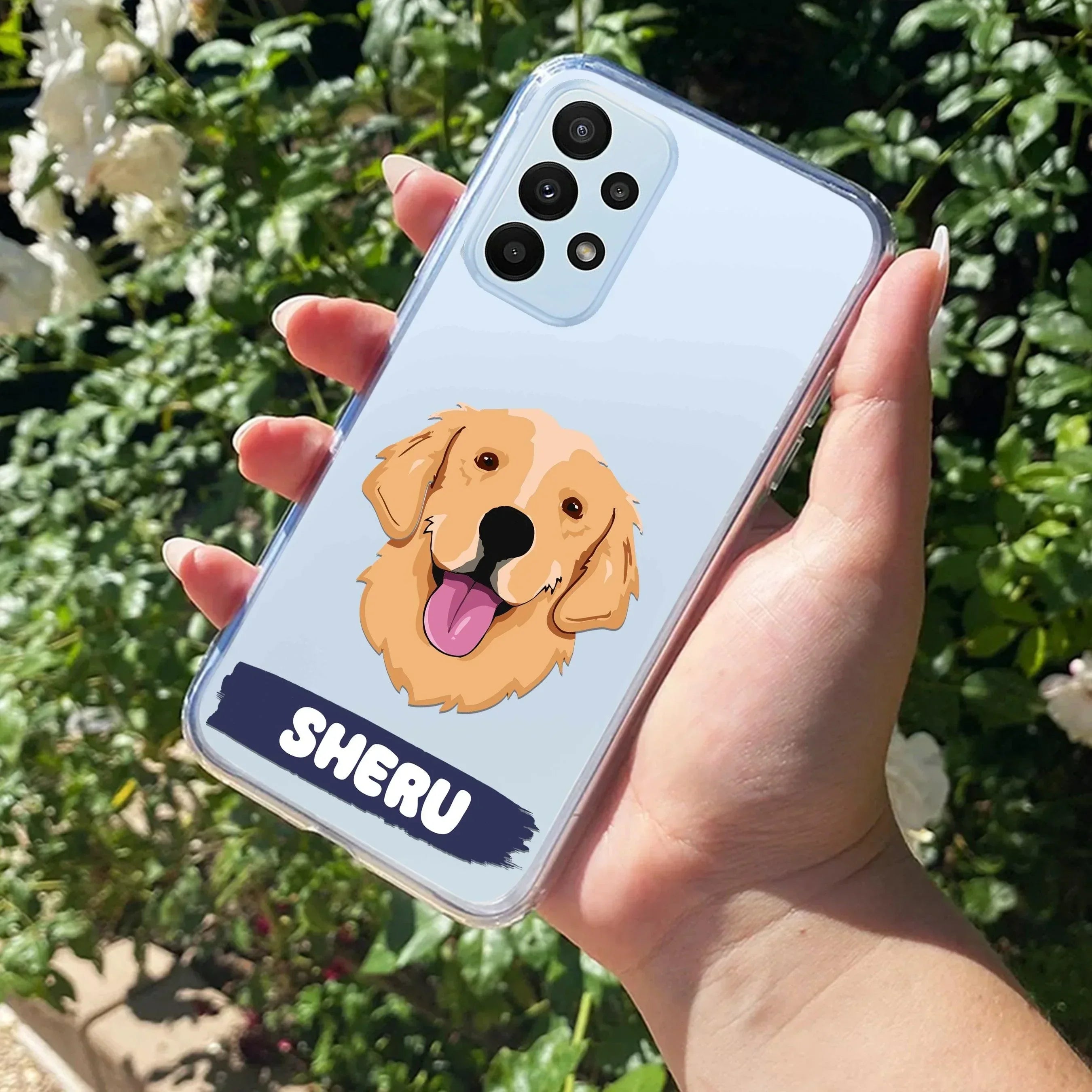 Dog Lovers Customize Transparent Silicon Case For Samsung Galaxy A72
