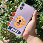 Dog Lovers Customize Transparent Silicon Case For Samsung Galaxy A72