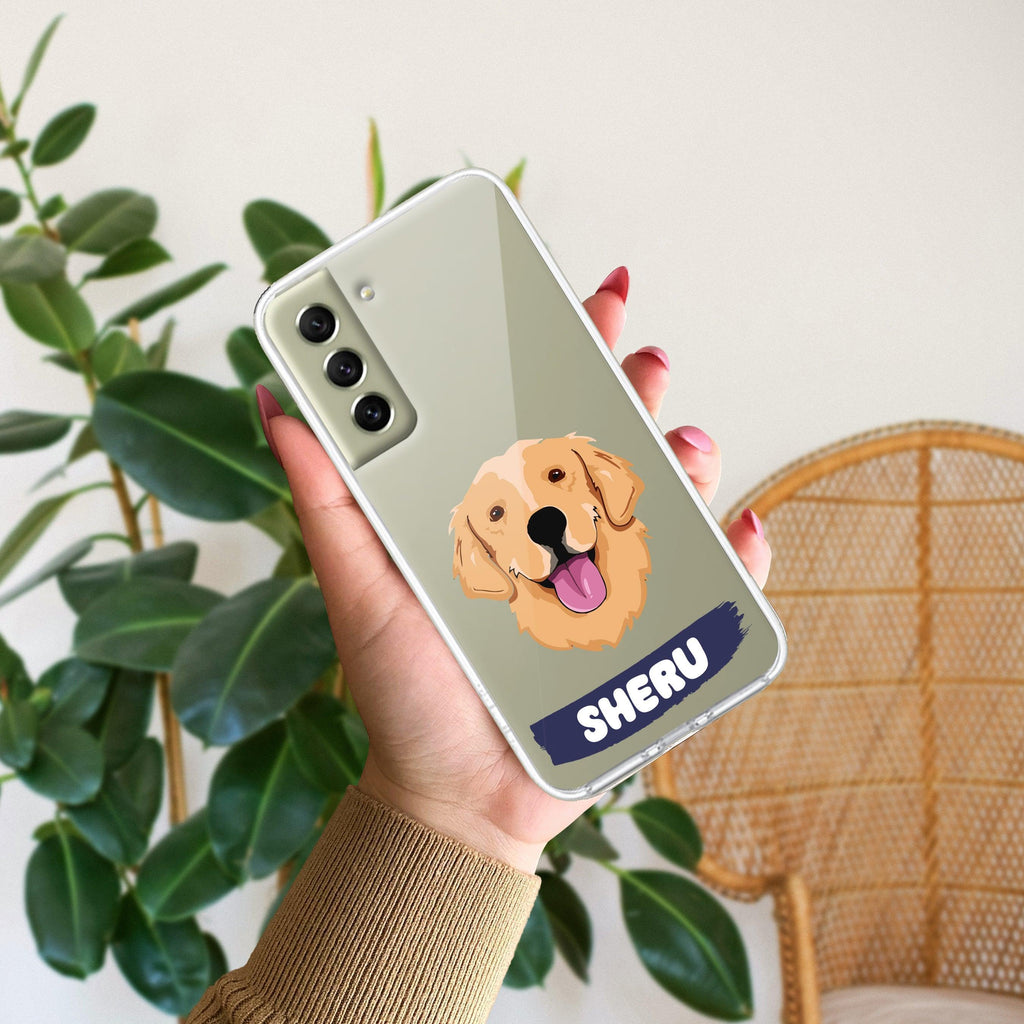 Dog Lovers Customize Transparent Silicon Case For Samsung Galaxy A32 4G