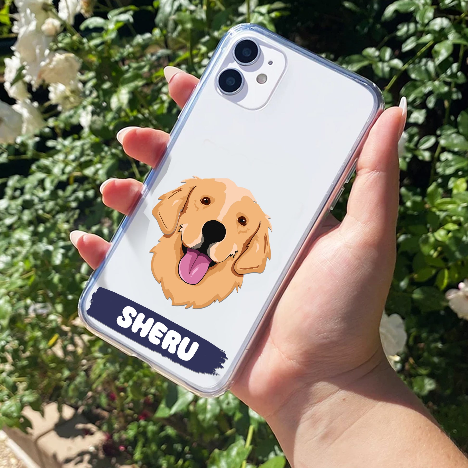 Dog Lovers Customize Transparent Silicon Case For iPhone ShopOnCliQ