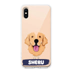 Dog Lovers Customize Transparent Silicon Case For iPhone