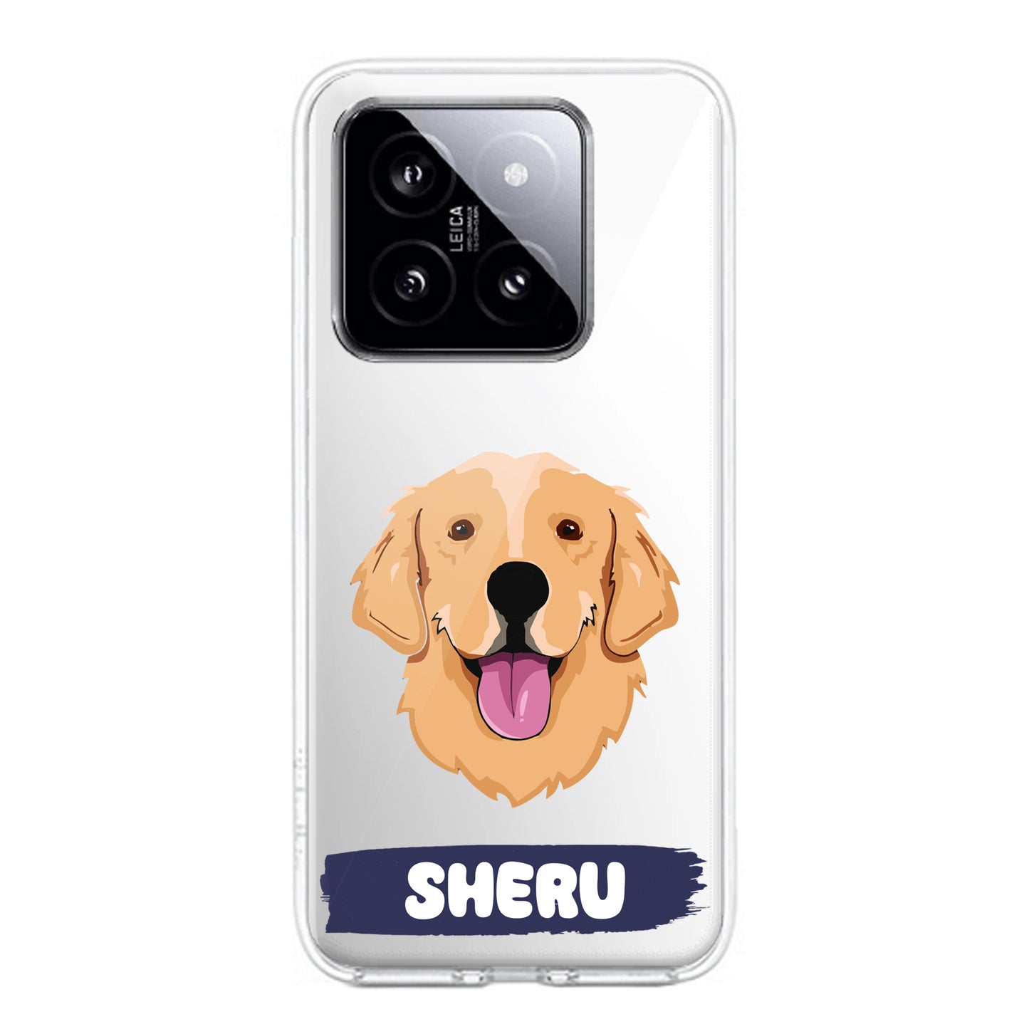 Dog Lovers Customize Transparent Silicon Case For Redmi/Xiaomi