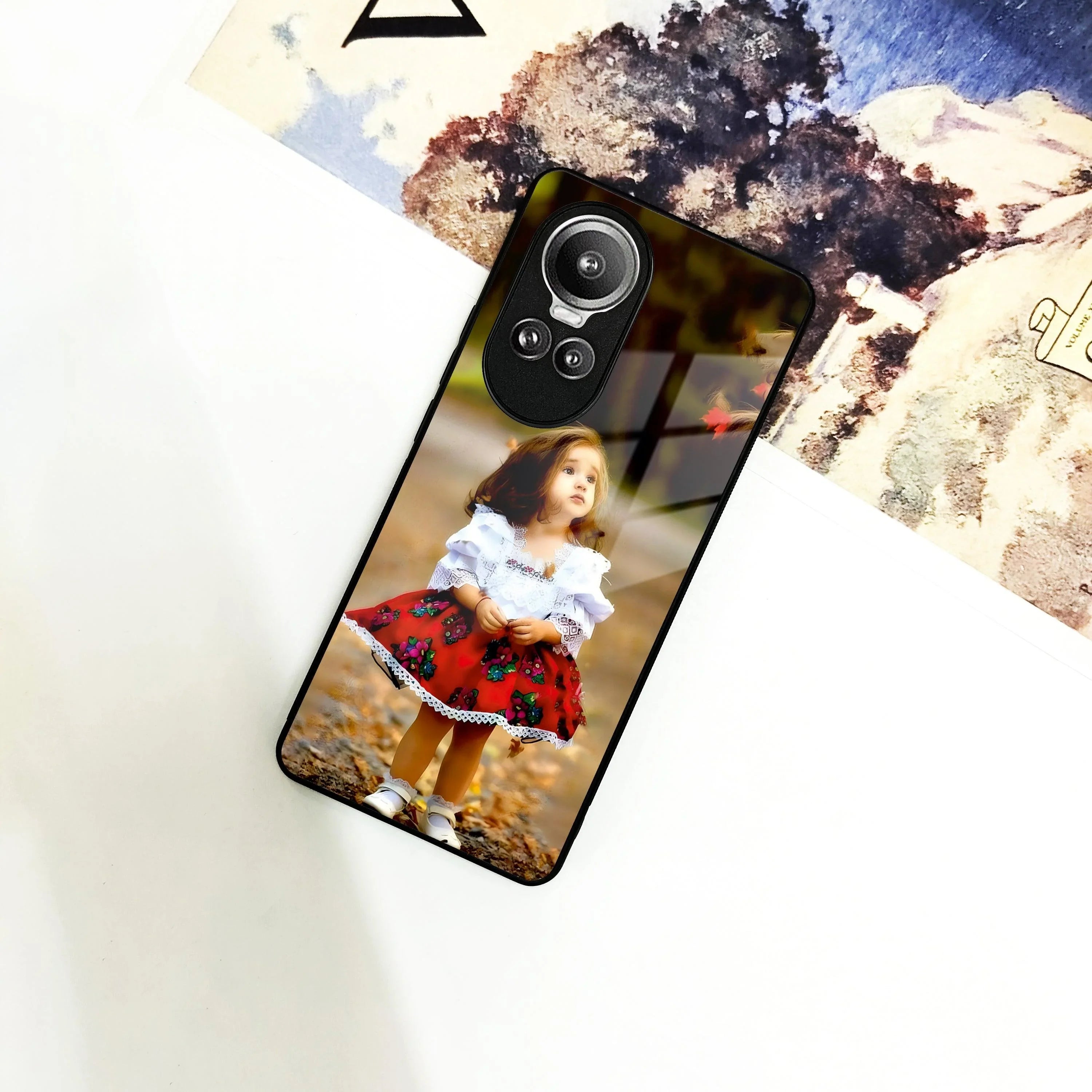 Doll Design Glossy Metal Case Cover For Oppo - ShopOnCliQ