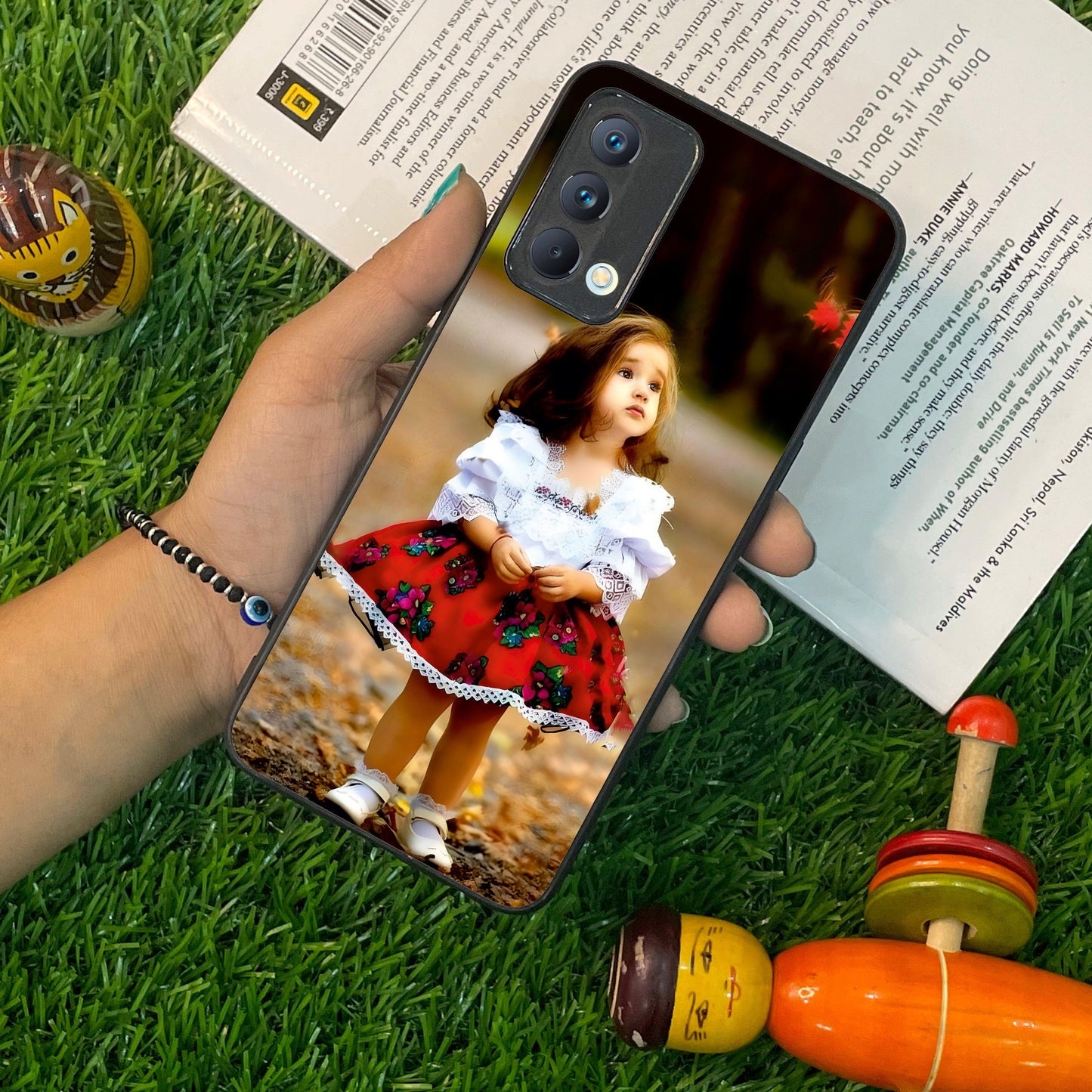 Doll Design Glossy Metal Case Cover For Realme - ShopOnCliQ