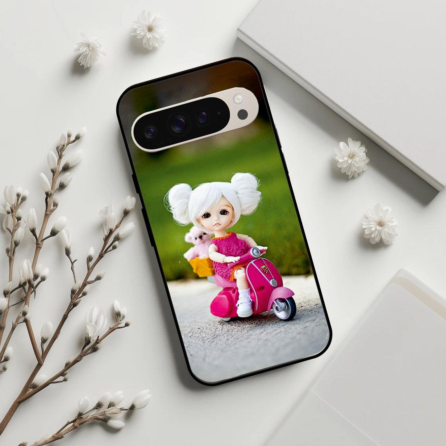 Doll Ridings Glossy Metal Case Cover For Google