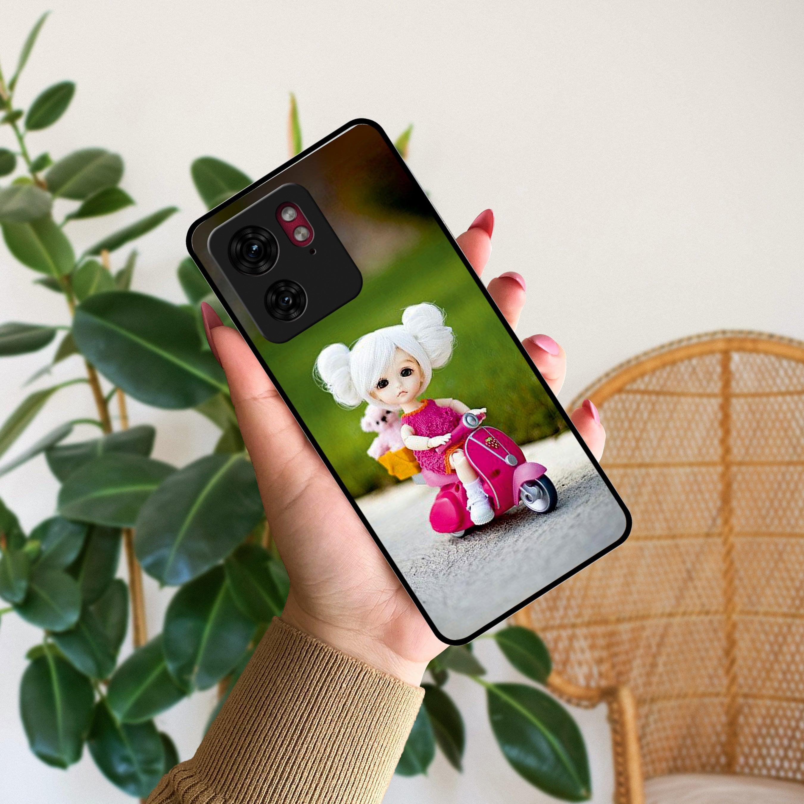 Doll Ridings Glossy Metal Case Cover For Motorola - ShopOnCliQ