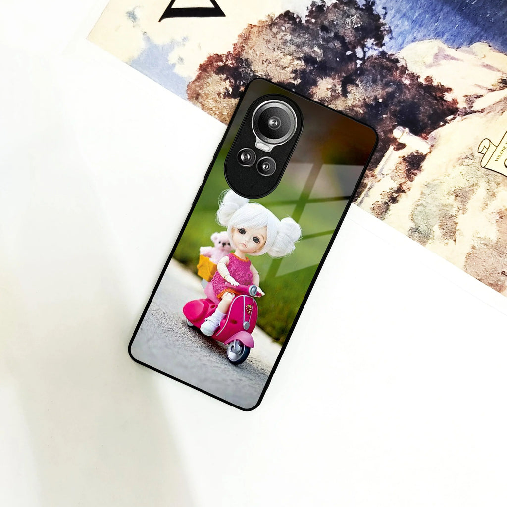 Doll Ridings Glossy Metal Case Cover For Oppo - ShopOnCliQ