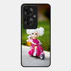 Doll Ridings Glossy Metal Case Cover For Oppo - ShopOnCliQ