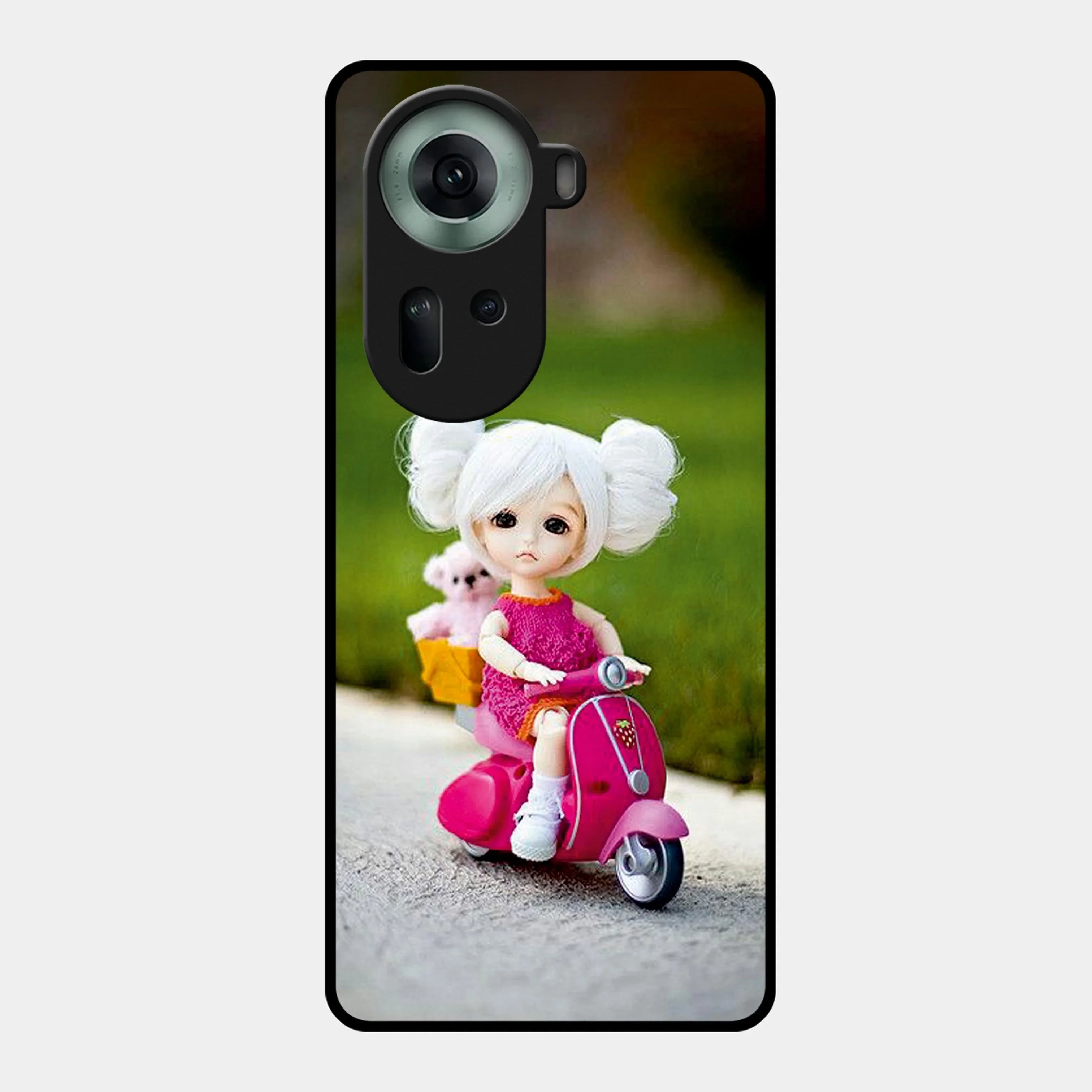 Doll Ridings Glossy Metal Case Cover For Oppo - ShopOnCliQ