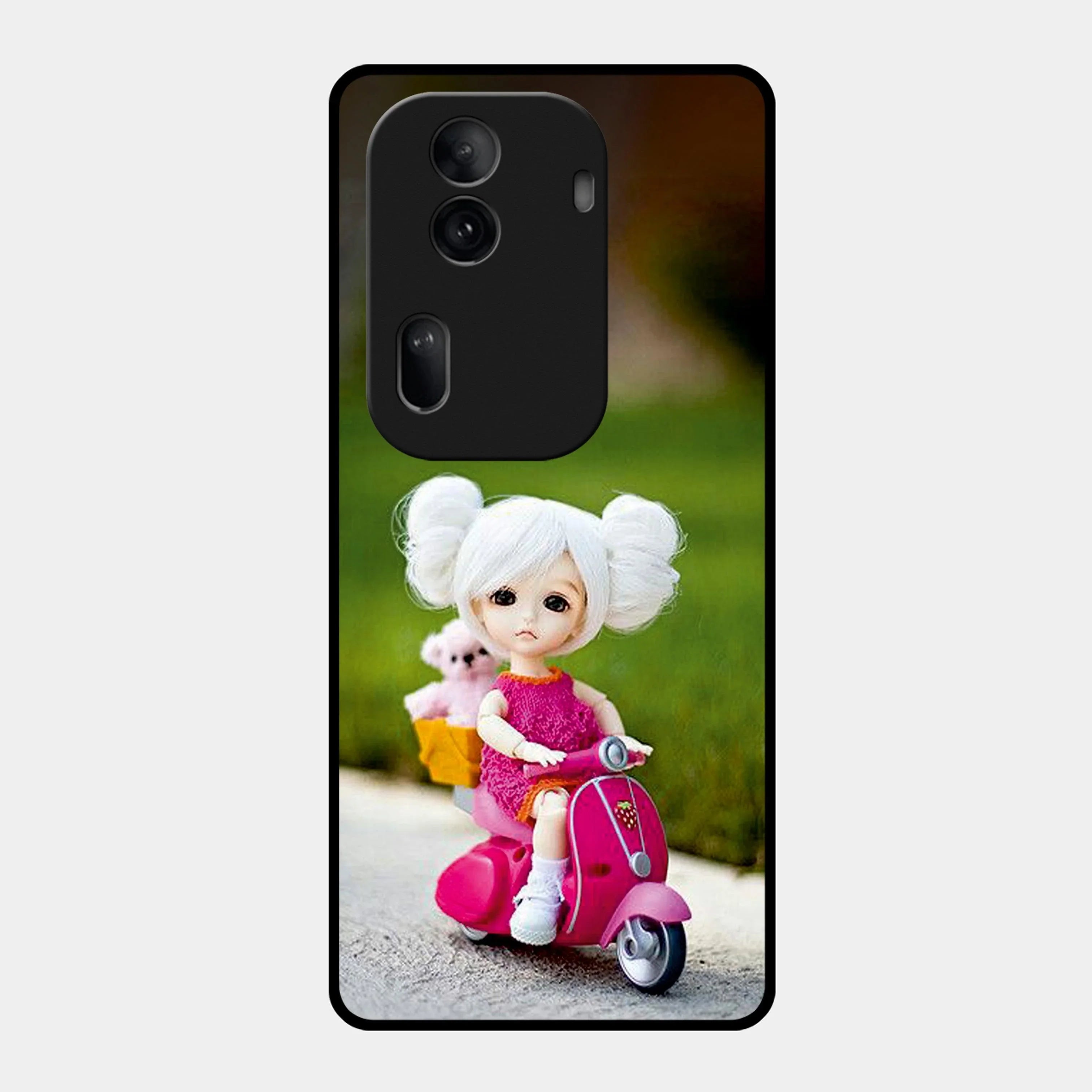 Doll Ridings Glossy Metal Case Cover For Oppo - ShopOnCliQ