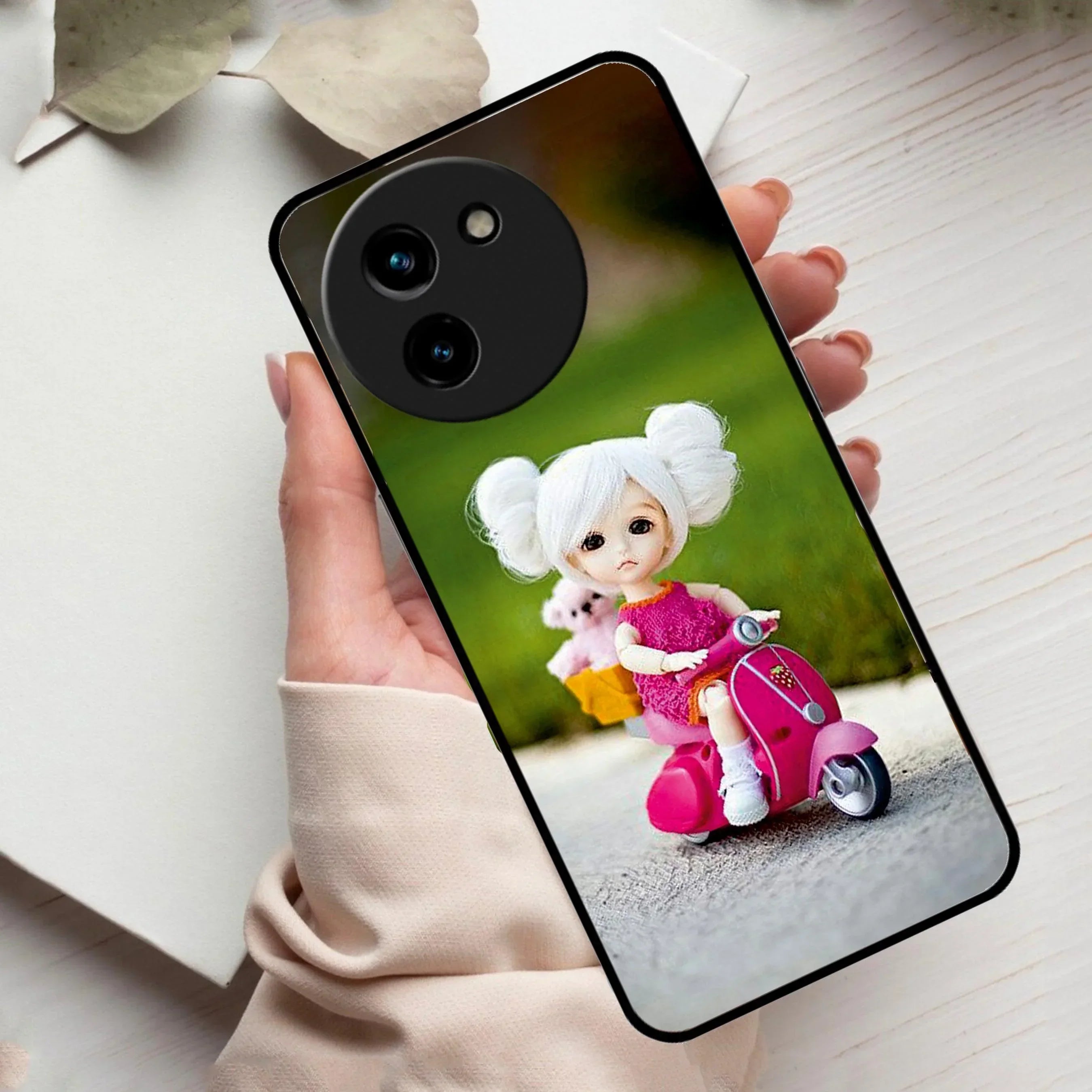 Doll Ridings Glossy Metal Case Cover For Vivo - ShopOnCliQ