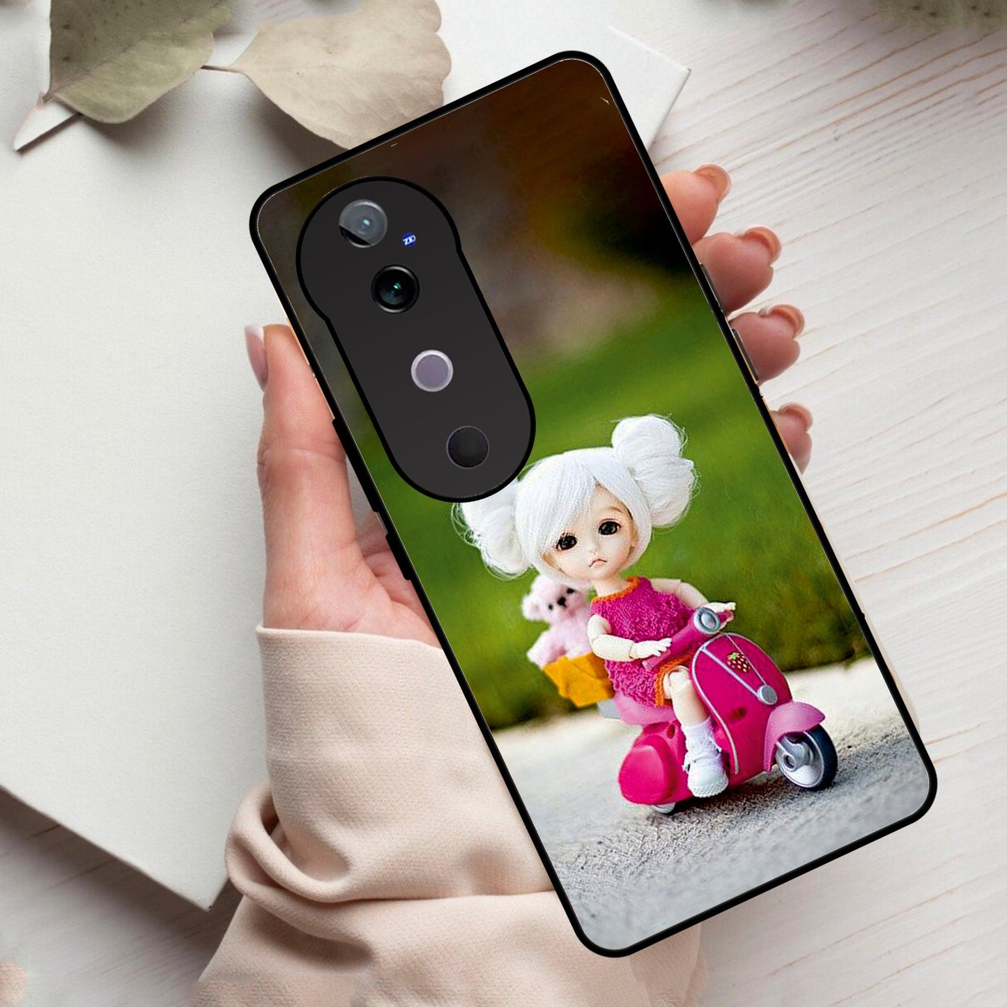 Doll Ridings Glossy Metal Case Cover For Vivo