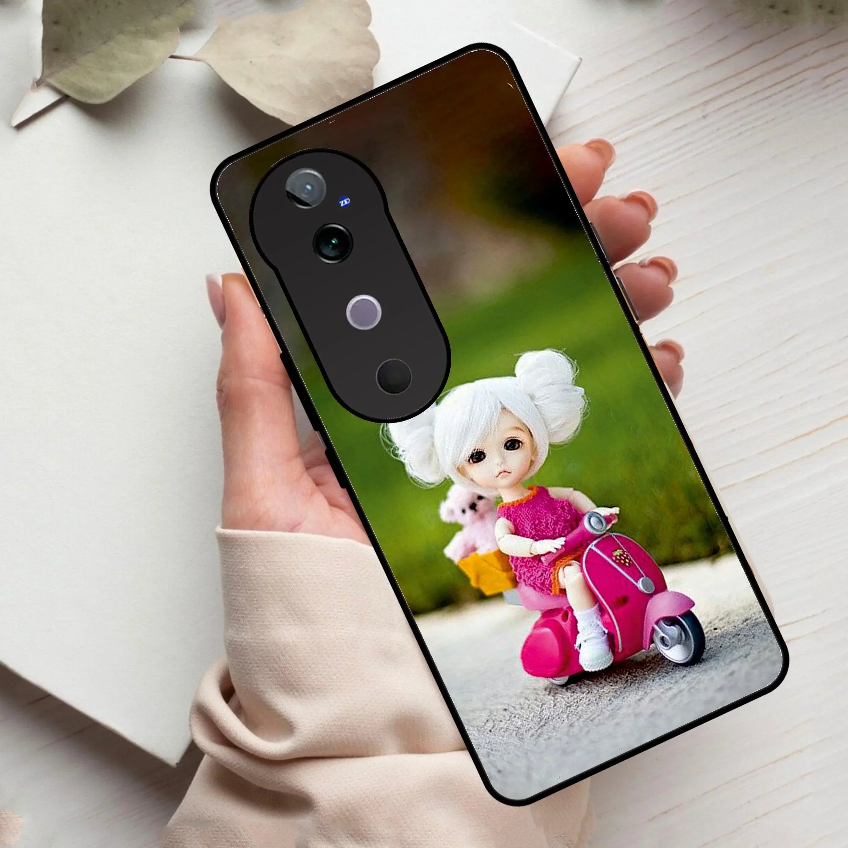 Doll Ridings Glossy Metal Case Cover For Vivo - ShopOnCliQ