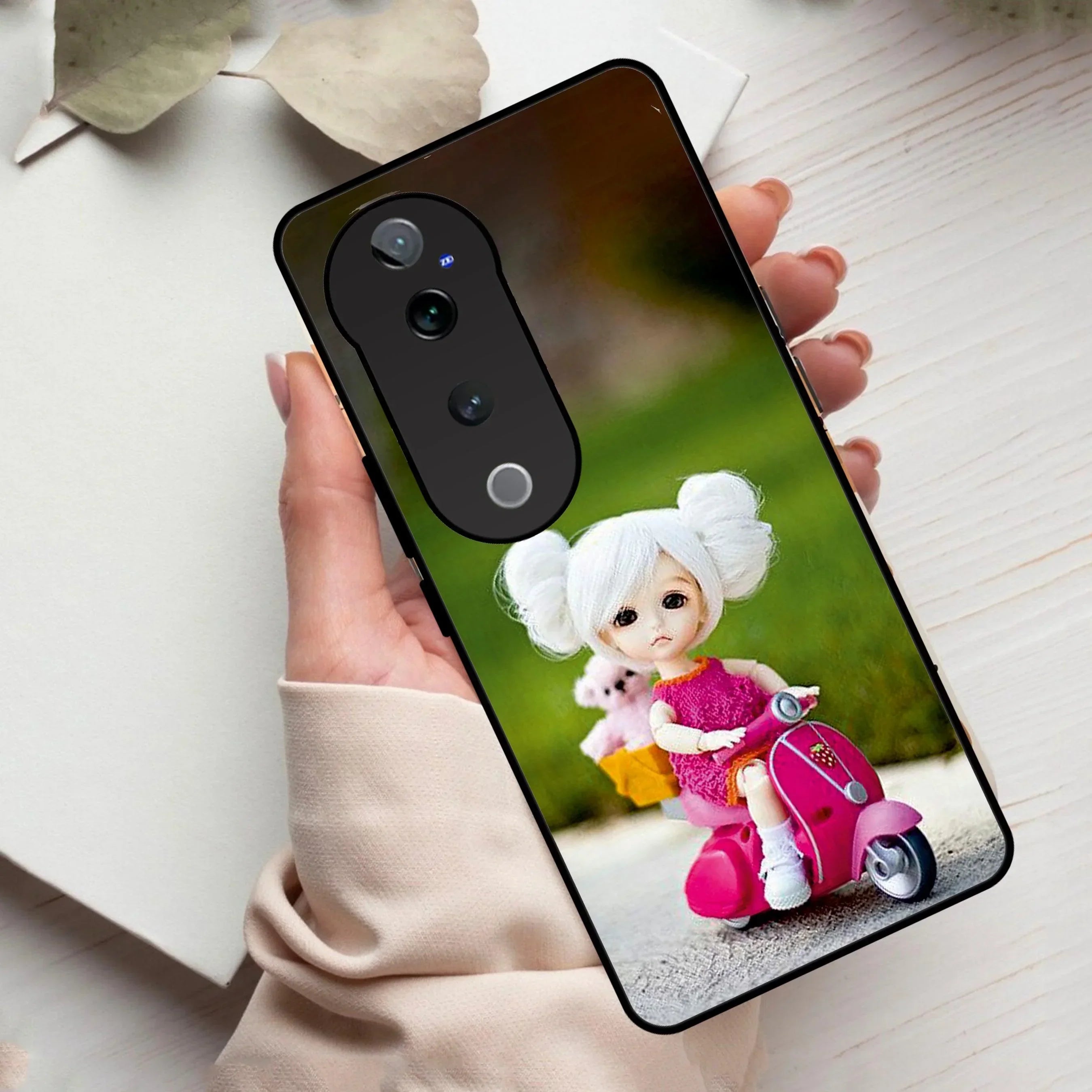 Doll Ridings Glossy Metal Case Cover For Vivo - ShopOnCliQ