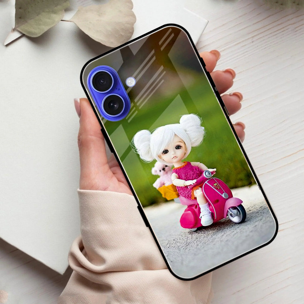 Doll Ridings Glossy Metal Case Cover For iPhone - ShopOnCliQ