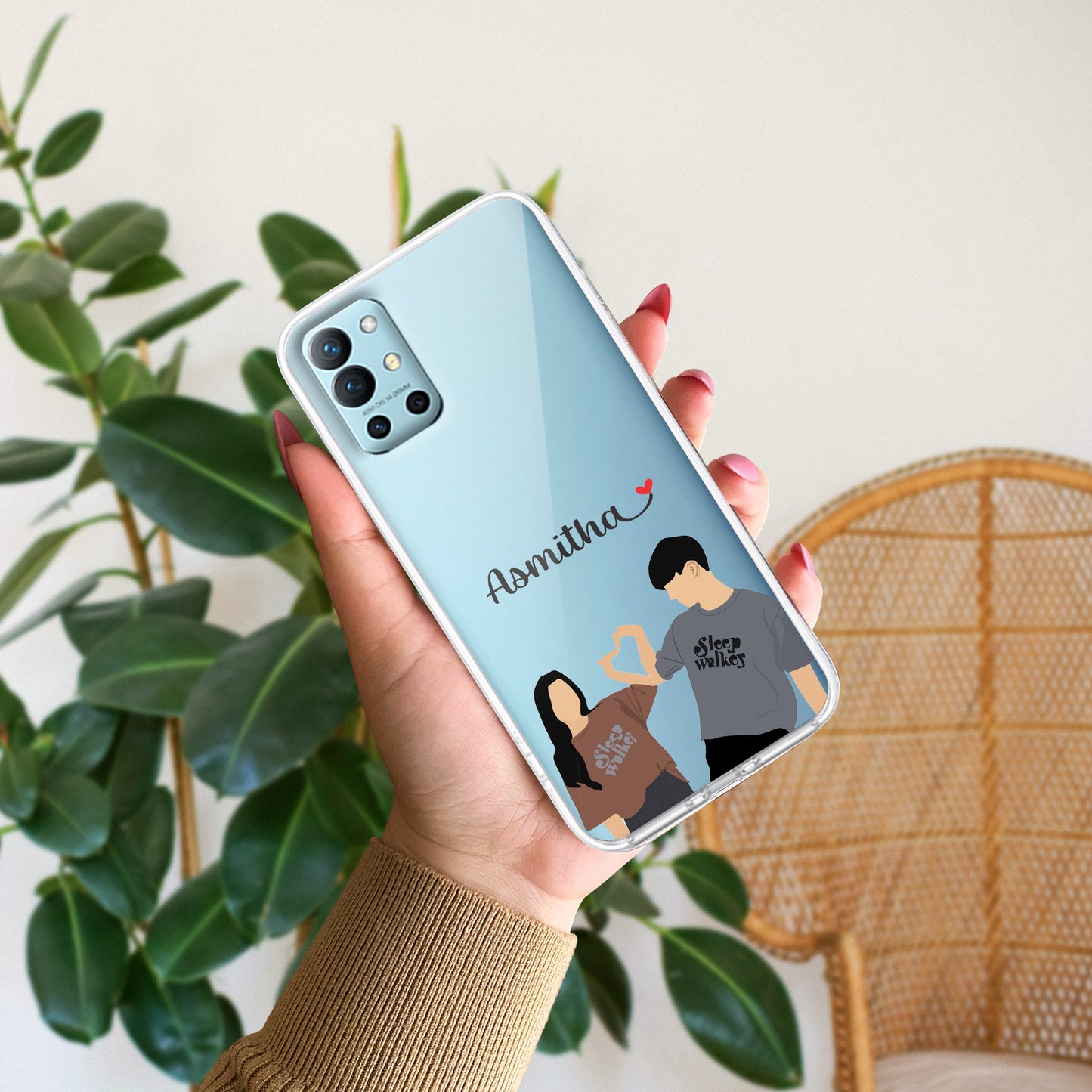 Dreamy Duo Customize Transparent Silicon Case For OnePlus ShopOnCliQ