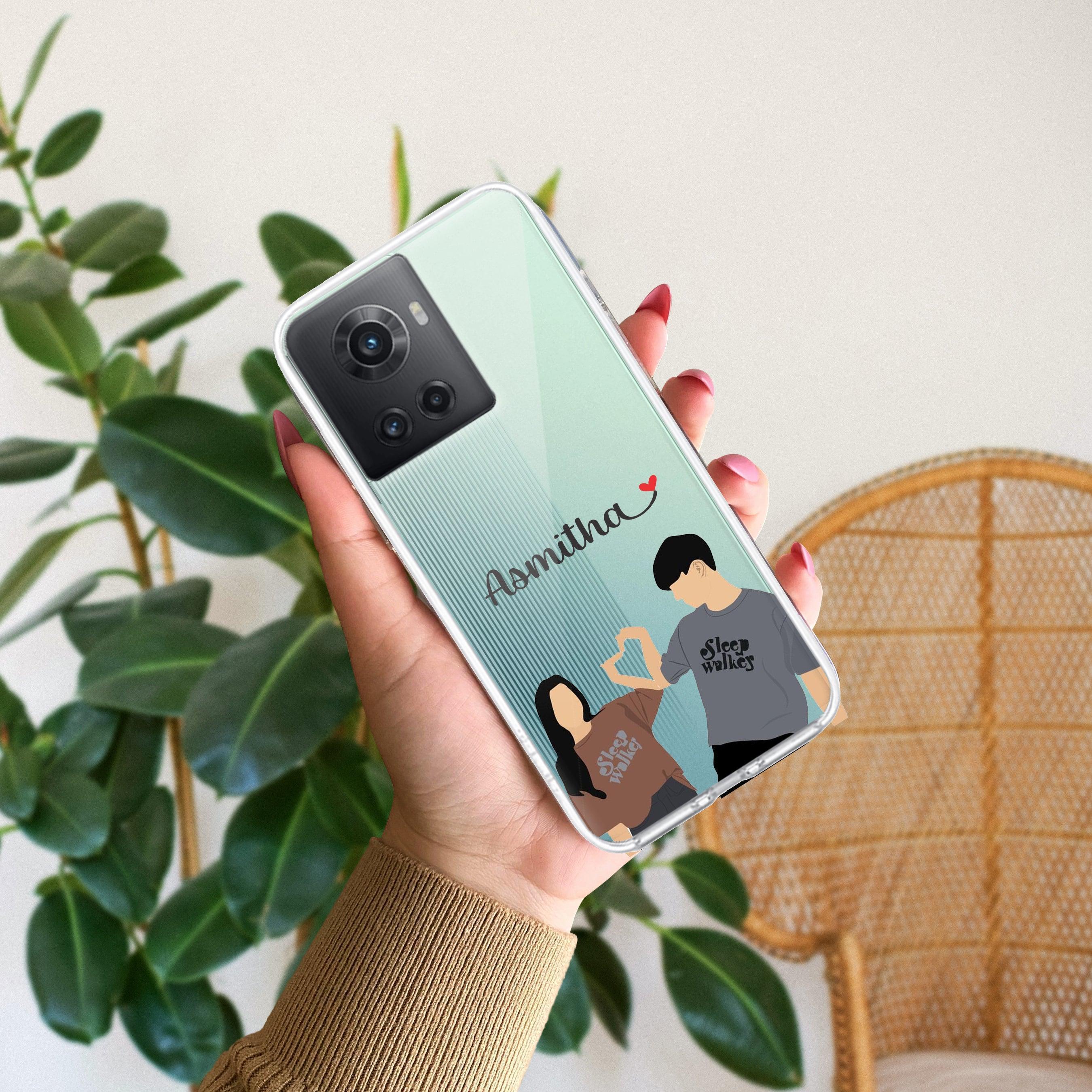 Dreamy Duo Customize Transparent Silicon Case For OnePlus