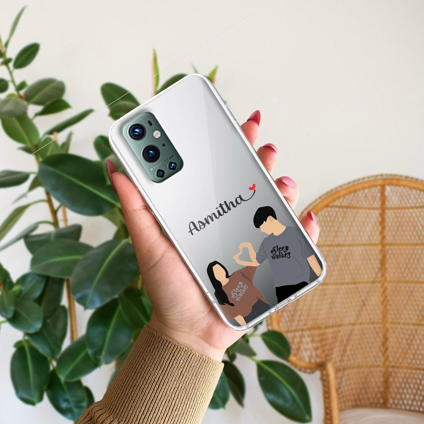 Dreamy Duo Customize Transparent Silicon Case For OnePlus ShopOnCliQ