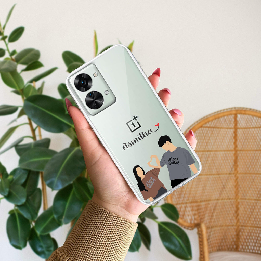 Dreamy Duo Customize Transparent Silicon Case For OnePlus - ShopOnCliQ