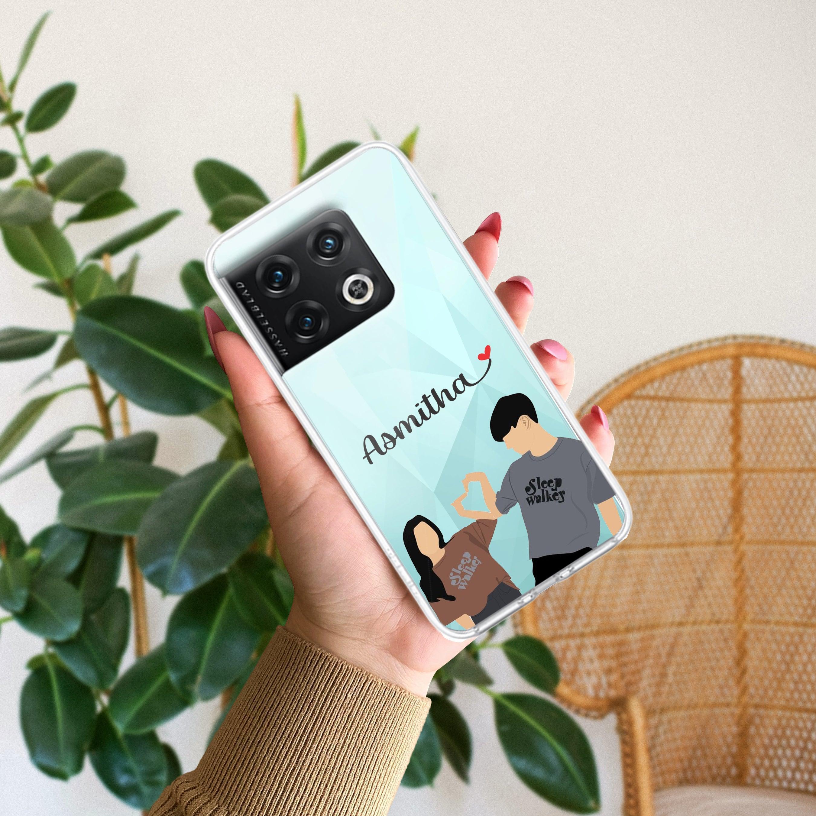 Dreamy Duo Customize Transparent Silicon Case For OnePlus