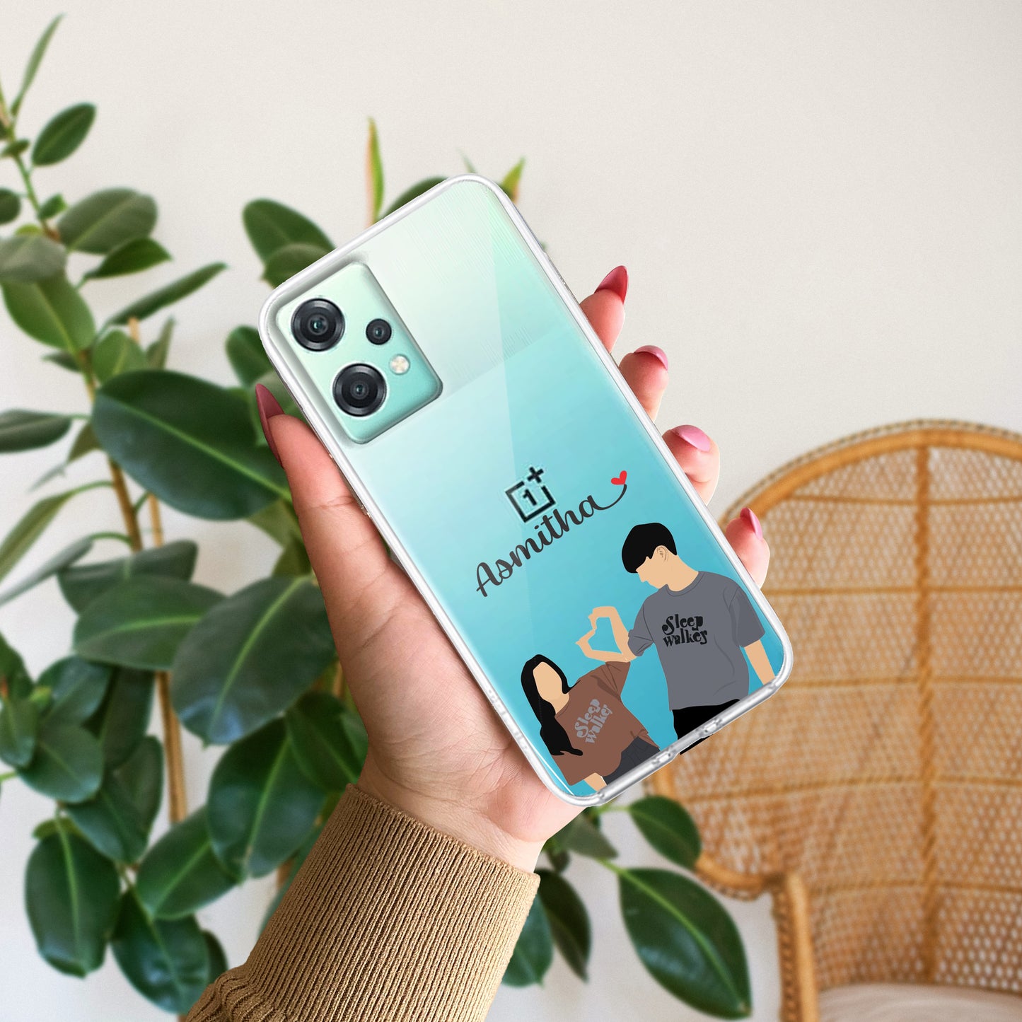 Dreamy Duo Customize Transparent Silicon Case For OnePlus ShopOnCliQ