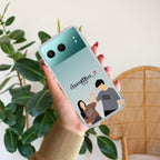 Dreamy Duo Customize Transparent Silicon Case For OnePlus Nord 4 5G