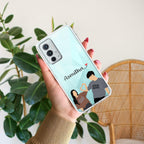 Dreamy Duo Customize Transparent Silicon Case For OnePlus 9RT 5G