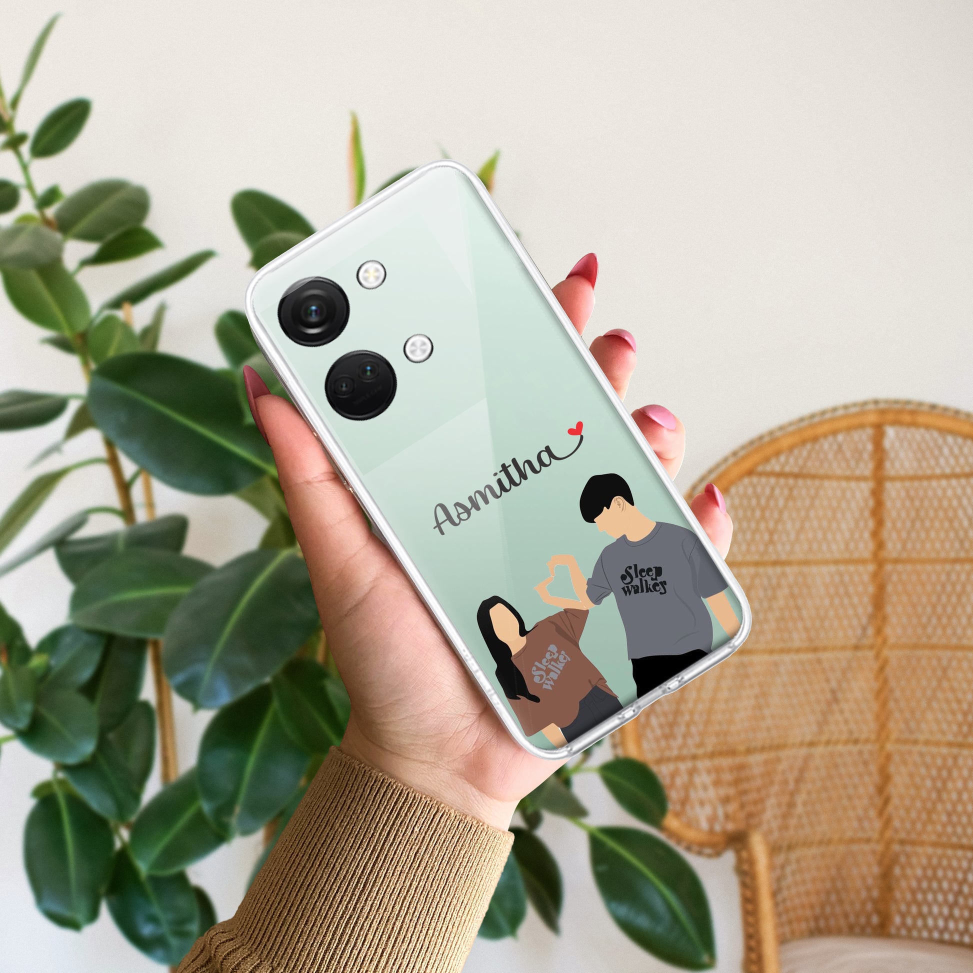 Dreamy Duo Customize Transparent Silicon Case For OnePlus ShopOnCliQ