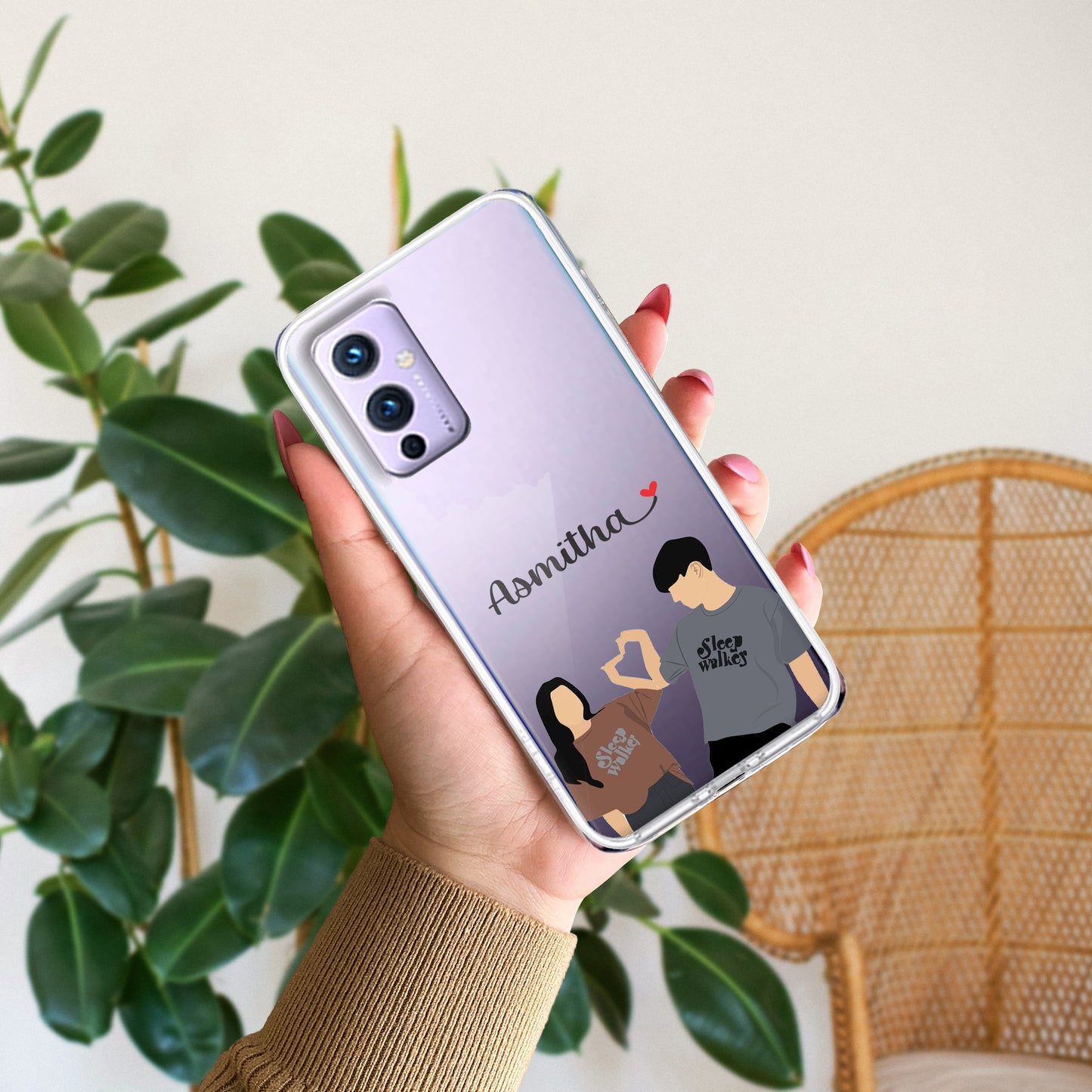 Dreamy Duo Customize Transparent Silicon Case For OnePlus ShopOnCliQ