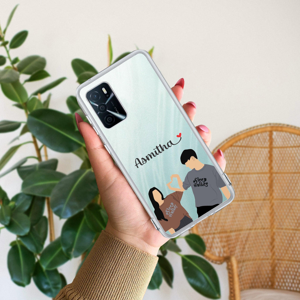 Dreamy Duo Customize Anti Yellow Case For Oppo A16