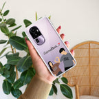 Dreamy Duo Customize Transparent Silicon Case For Oppo Reno 8T 5G