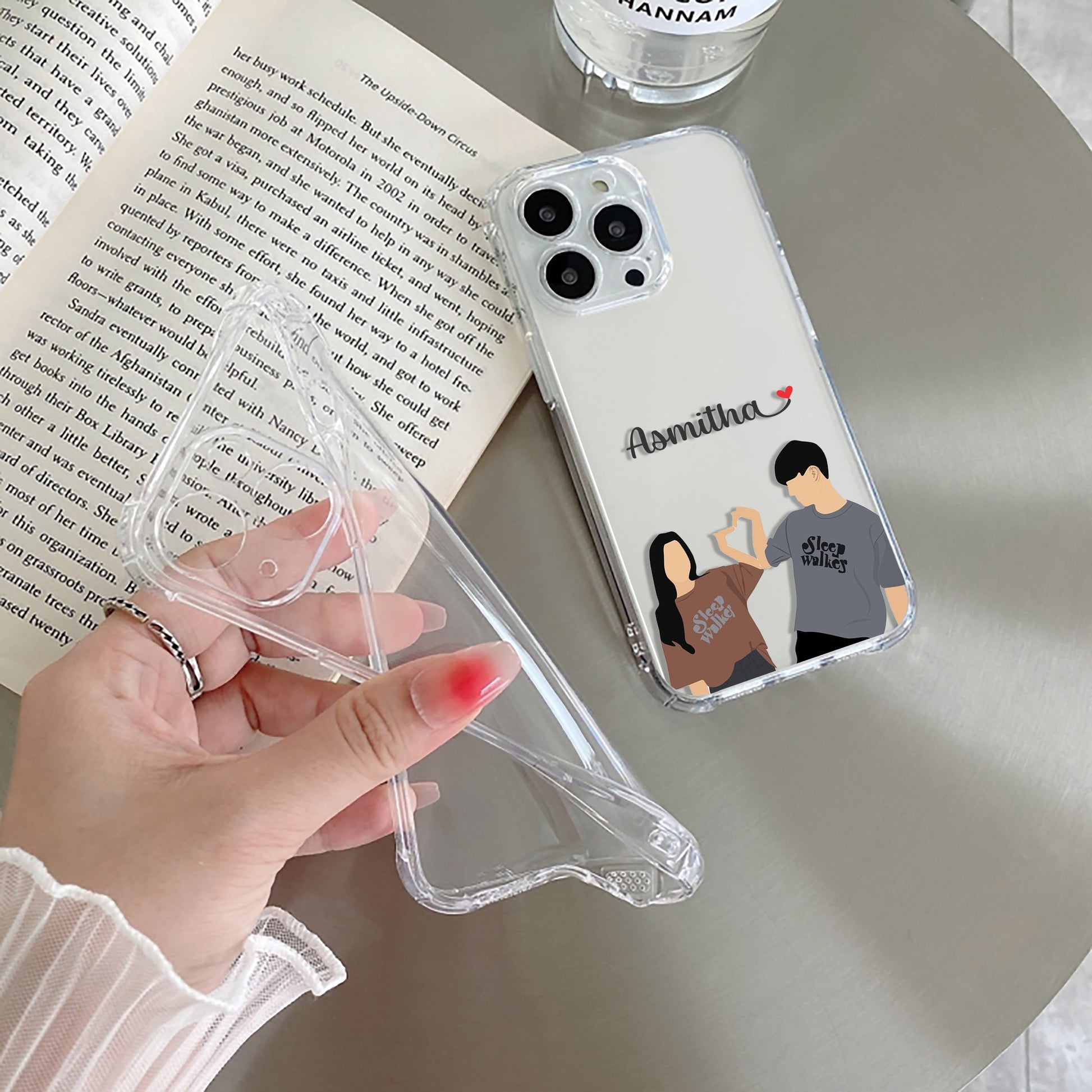 Dreamy Duo Customize Transparent Silicon Case For Poco ShopOnCliQ