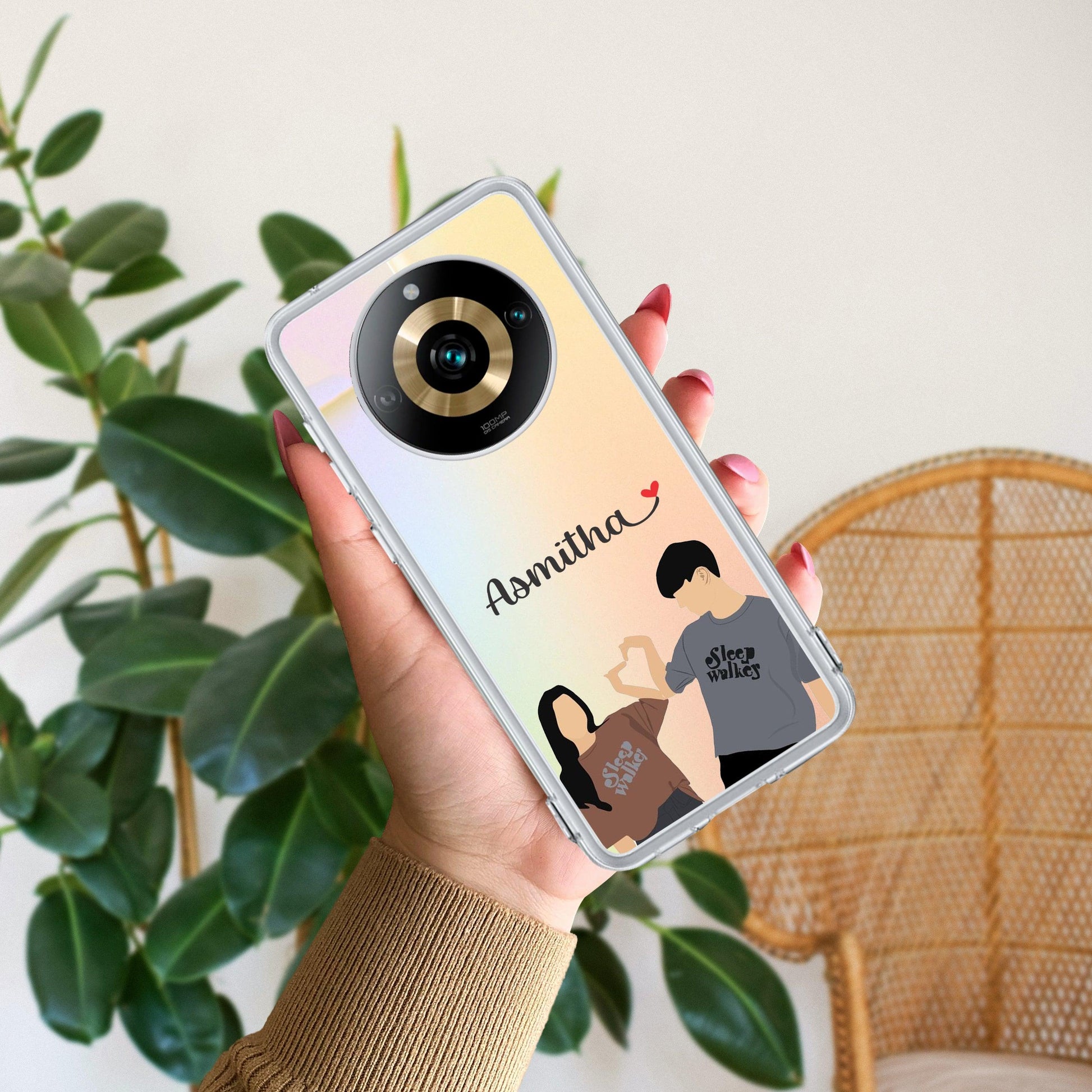 Dreamy Duo Customize Transparent Silicon Case For Realme/Narzo - ShopOnCliQ