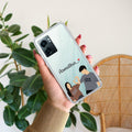 Dreamy Duo Customize Transparent Silicon Case For Realme Narzo 70x 5G