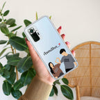 Dreamy Duo Customize Transparent Silicon Case For Redmi Note 14 Pro Plus 5G