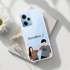 Dreamy Duo Customize Transparent Silicon Case For Redmi Note 10 Pro / Redmi Note 10 Pro Max