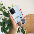 Dreamy Duo Customize Transparent Silicon Case For Redmi 13C 4G