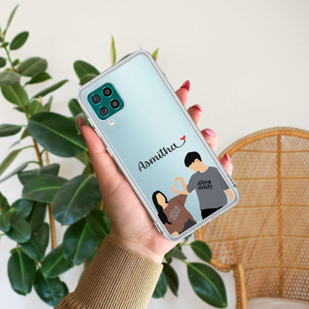 Dreamy Duo Customize Transparent Silicon Case For Samsung Galaxy A23 5G