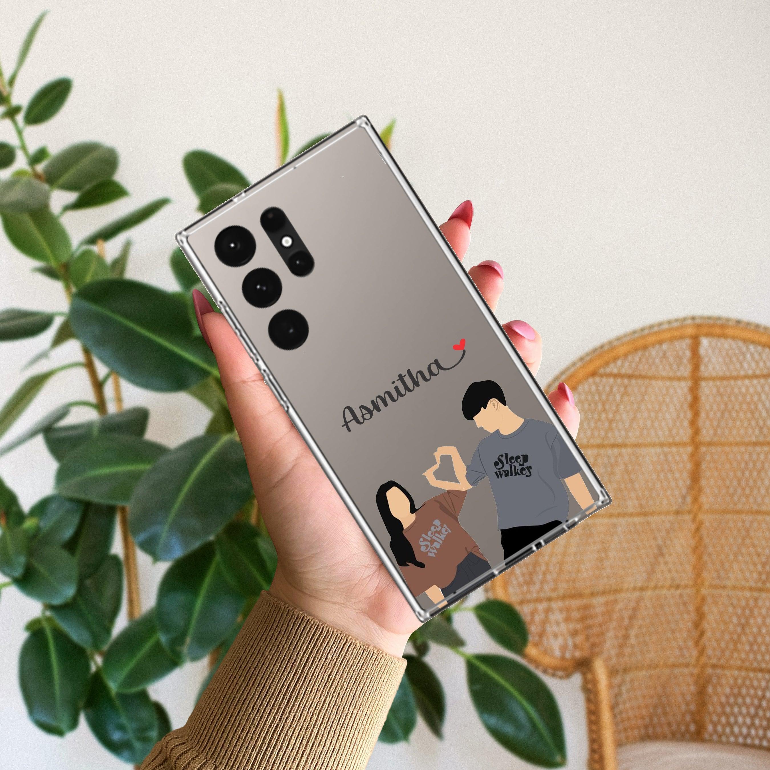 Dreamy Duo Customize Transparent Silicon Case For Samsung - ShopOnCliQ