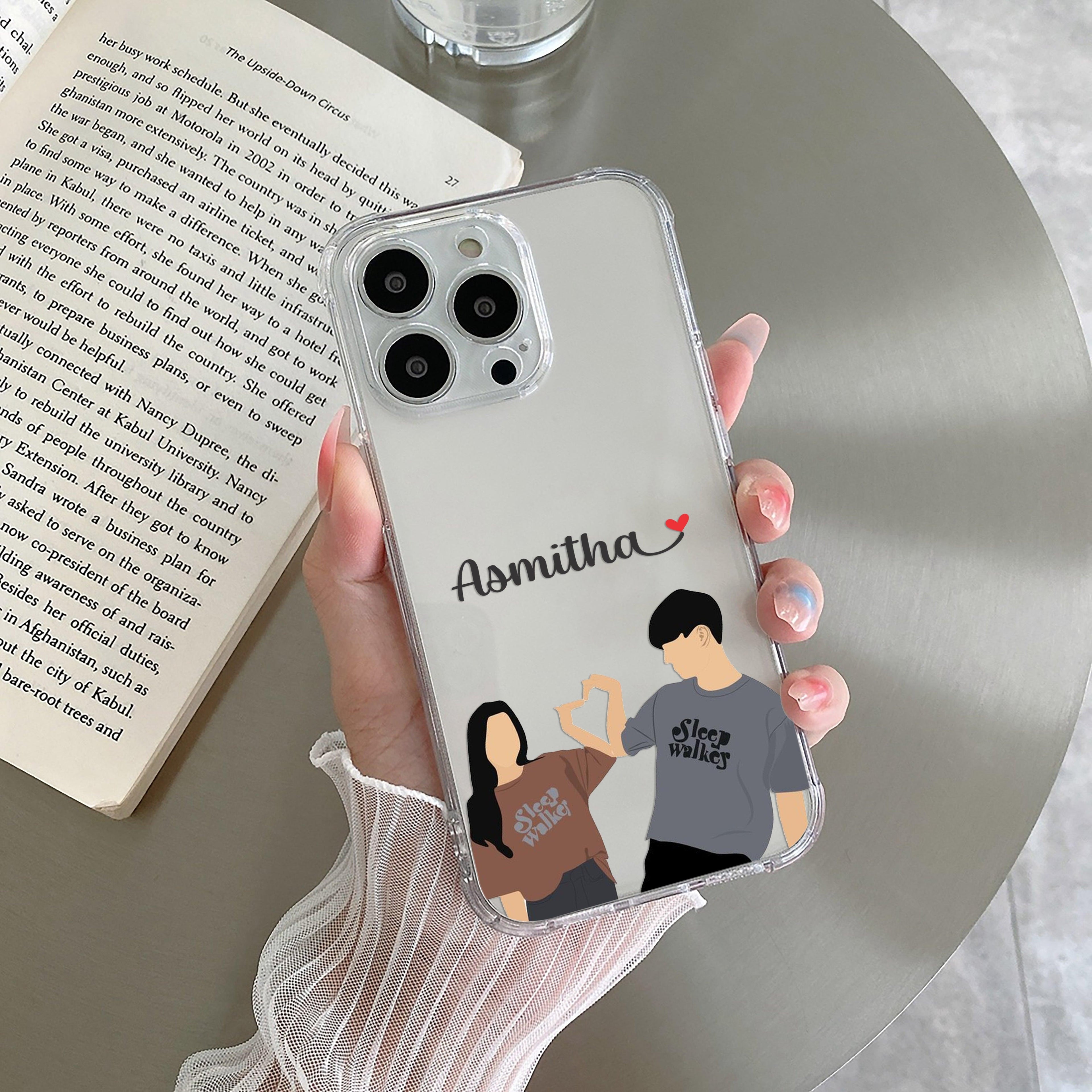 Dreamy Duo Customize Transparent Silicon Case For iPhone - ShopOnCliQ