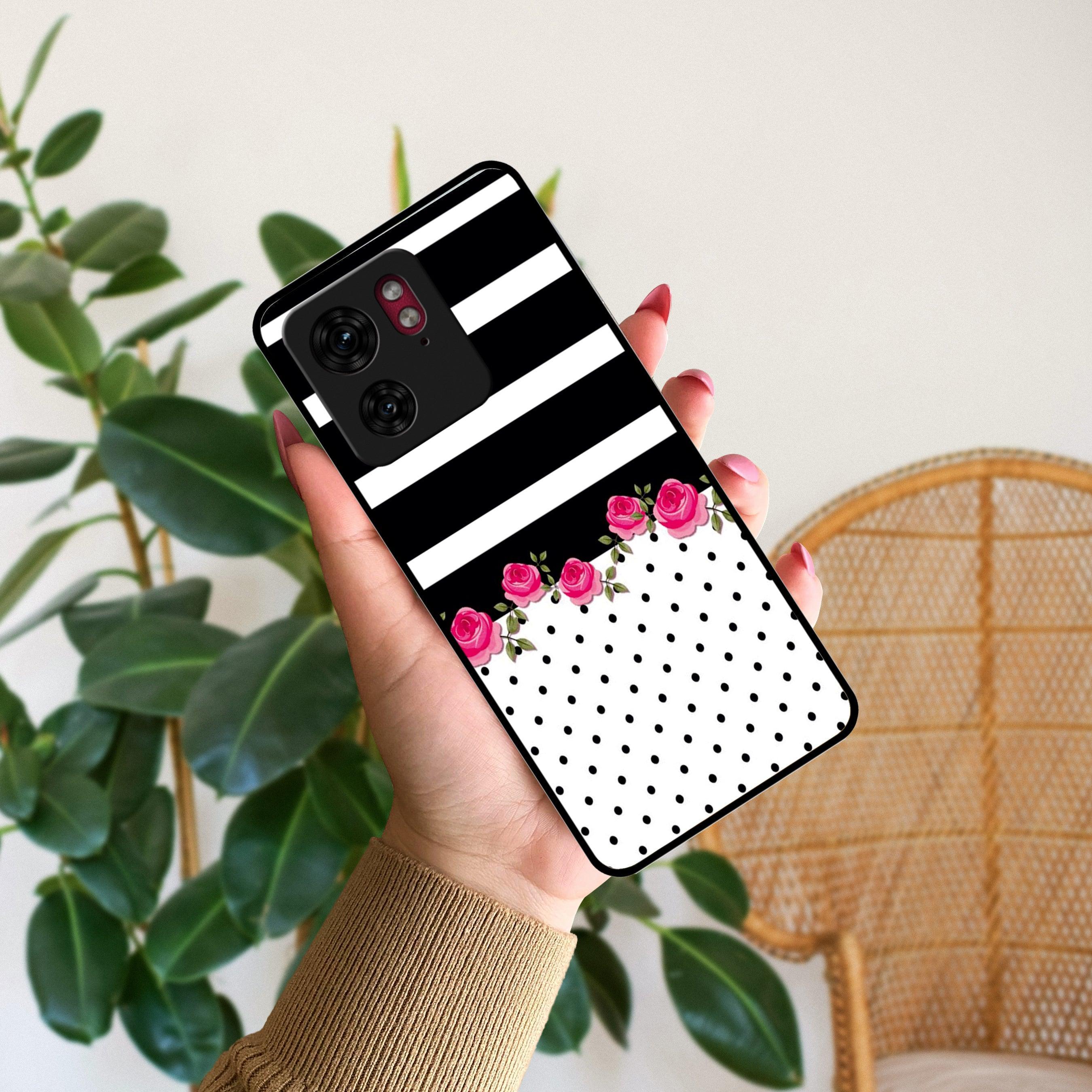 Elegant Rose Parad Glossy Metal Case Cover For Motorola - ShopOnCliQ