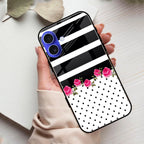 Elegant Rose Parad Glossy Metal Case Cover For iPhone - ShopOnCliQ