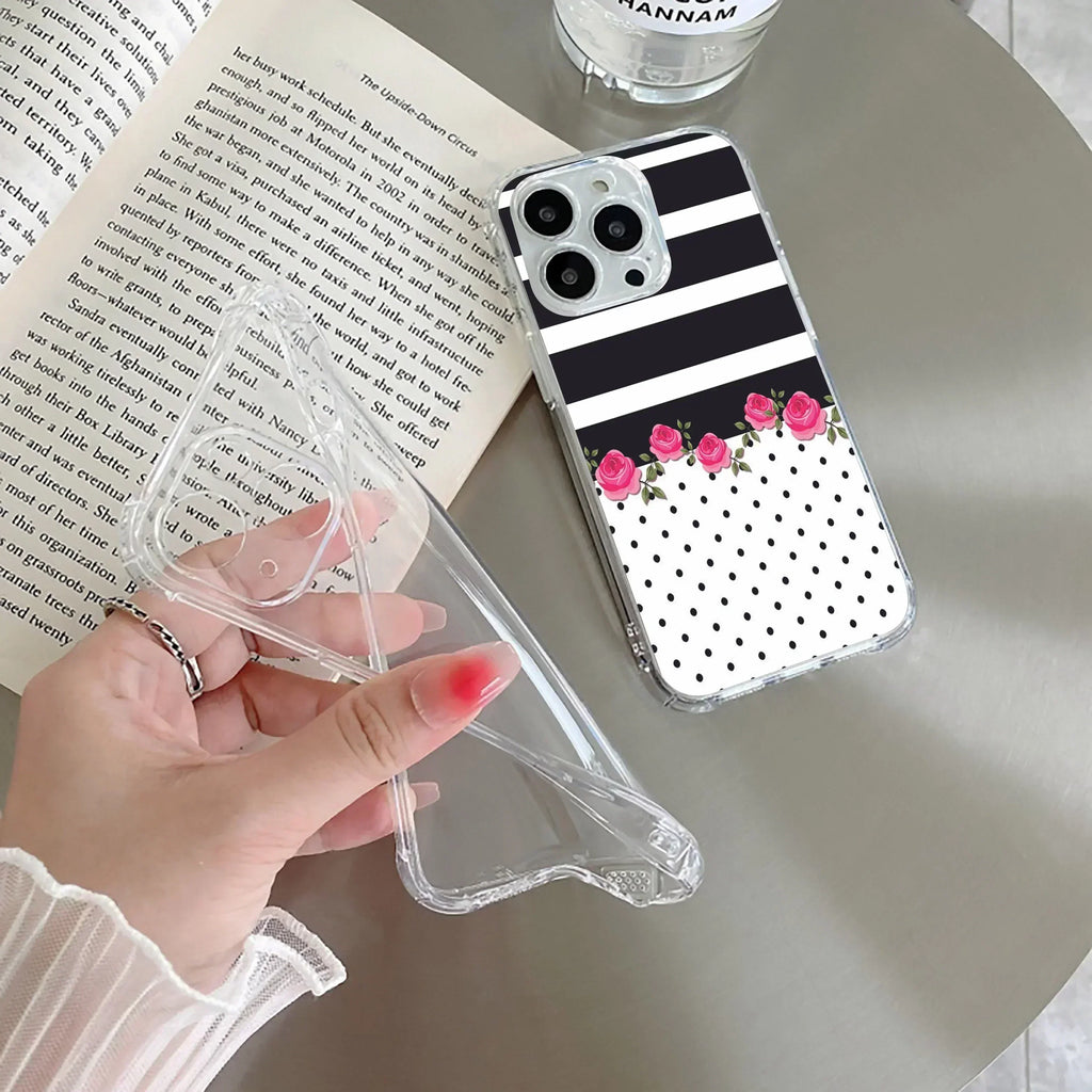 Elegant Rose Parad Transparent Silicon Case For Vivo - ShopOnCliQ